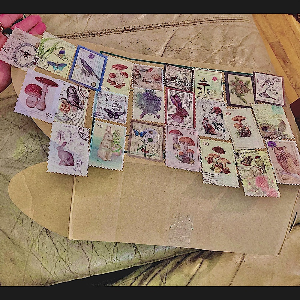 Vintage Style Scrap booking stickers (24pack)